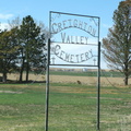 Creighton Valley Cemetery (sign)
