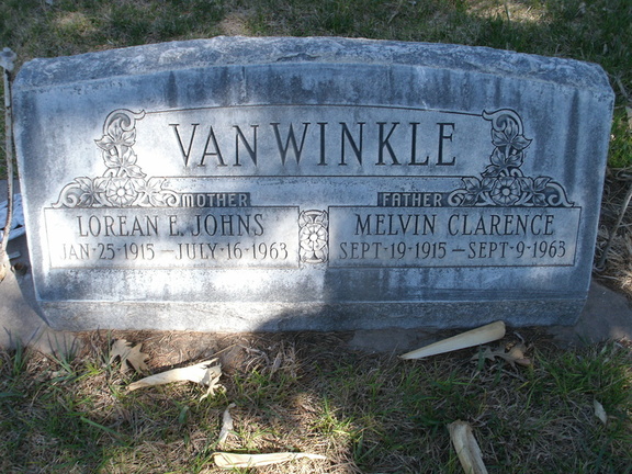 Van Winkle, Lorean E. (Johns) & Melvin Clarence