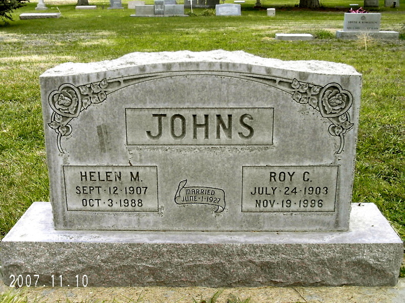 Johns, Helen M. & Roy C.
