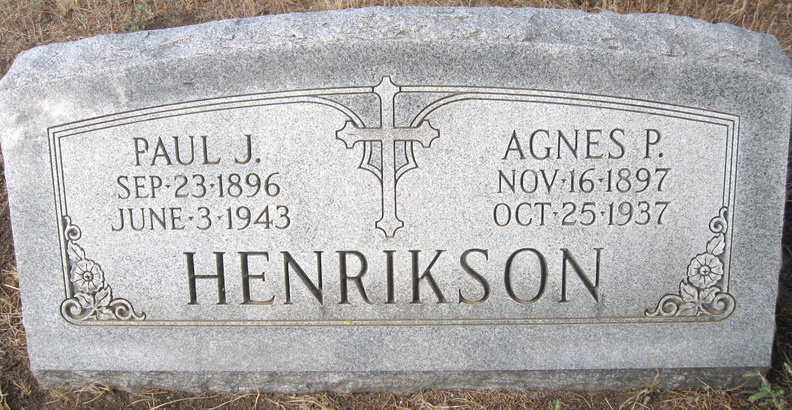 Henrikson, Paul J. & Agnes P.