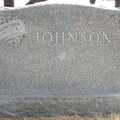 Johnson (family marker front)
