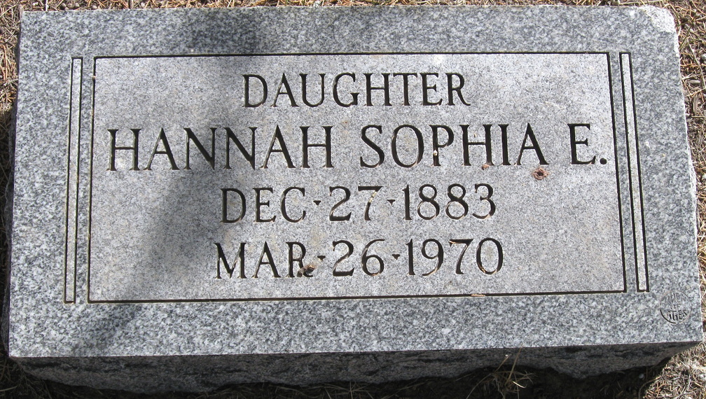 Johnson, Hannah Sophia E.