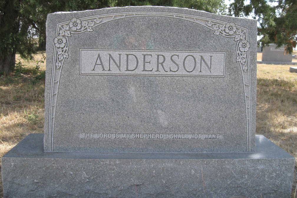 Anderson, (family marker)