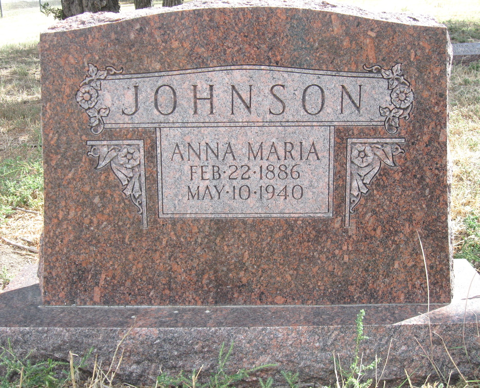 Johnson, Anna Maria