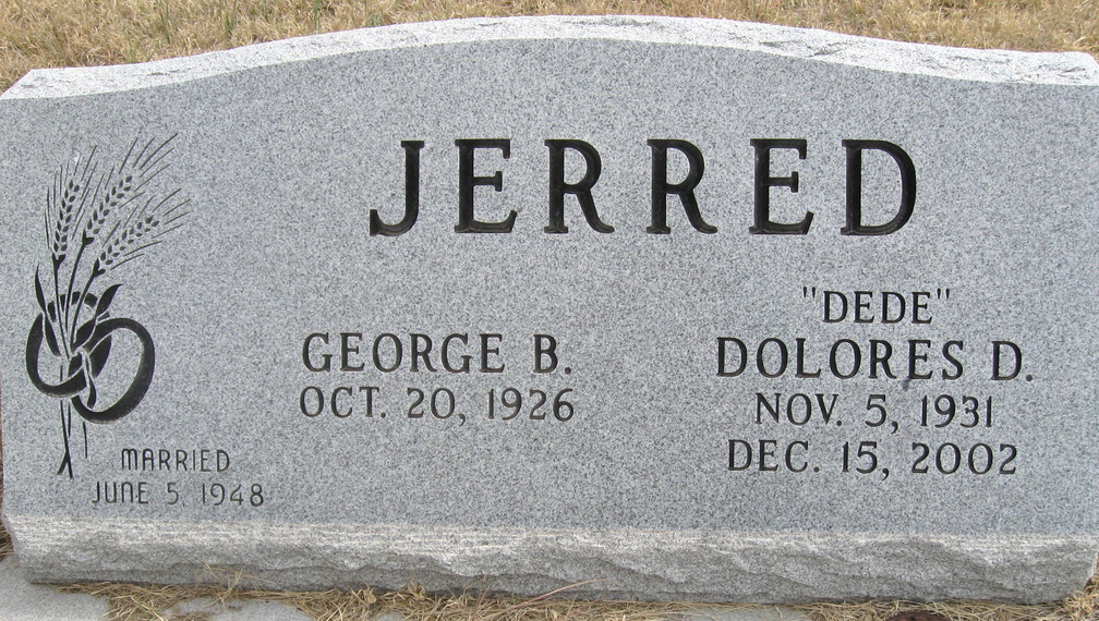 Jerred, George B. & Dolores D. "DeDe"