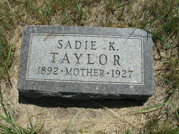 Taylor, Sadie K.