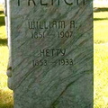 French, William A. & Hetty