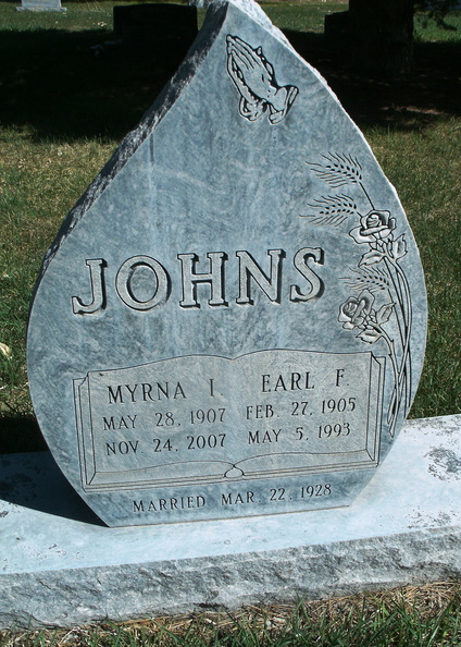 Johns, Myrna I & Earl F. [front]