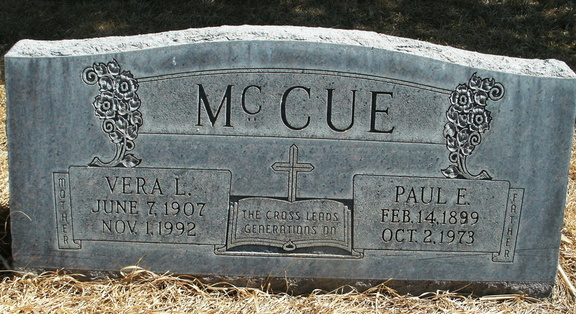 McCue, Vera L. & Paul E.