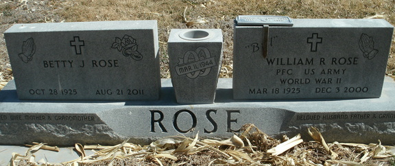 Rose, Betty J. & William R.