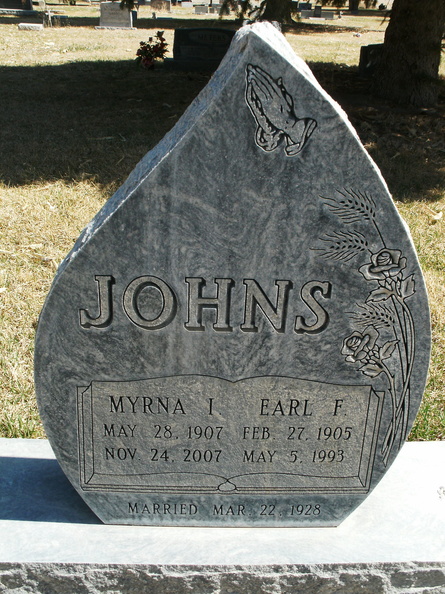 Johns, Myrna I & Earl F. [front]