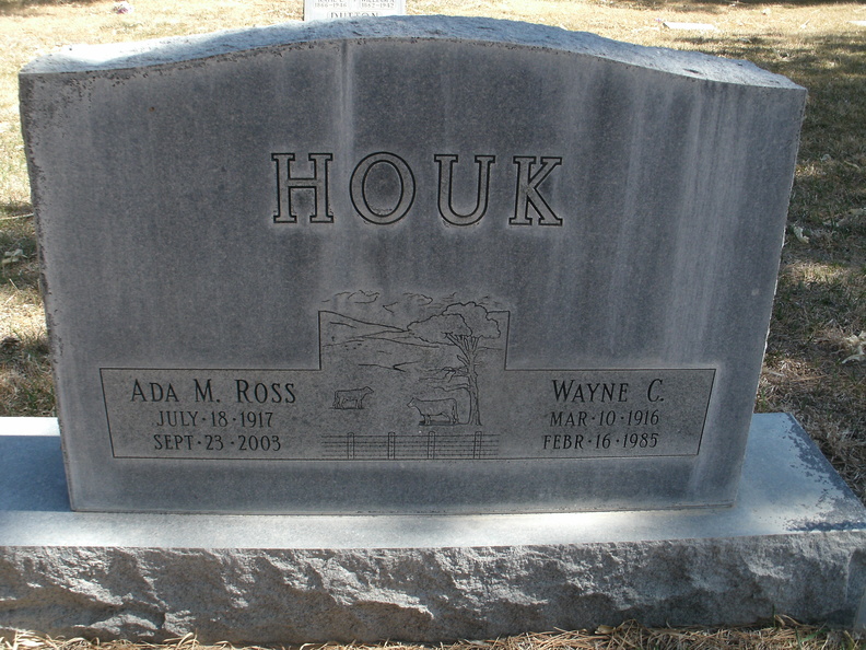 Houk, Wayne C. & Ada M. (Ross) [front]