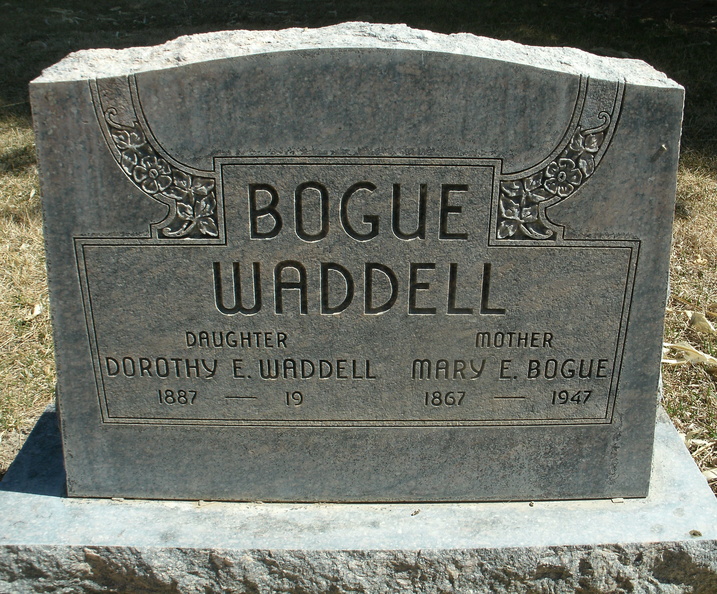 Bogue, Mary E. | Waddell, Dorothy E. (Bogue)