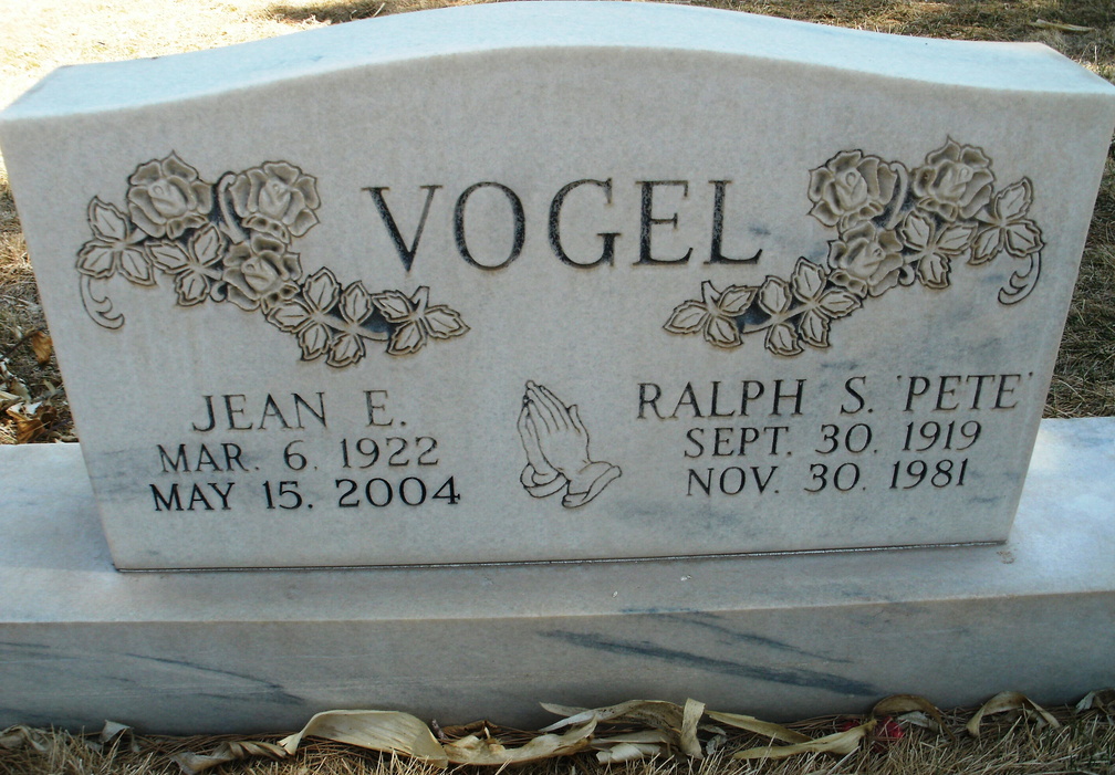 Vogel, Jean E. & Ralph S. "Pete" (front)