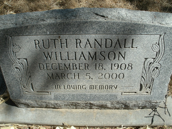 Williamson, Ruth (Randall)
