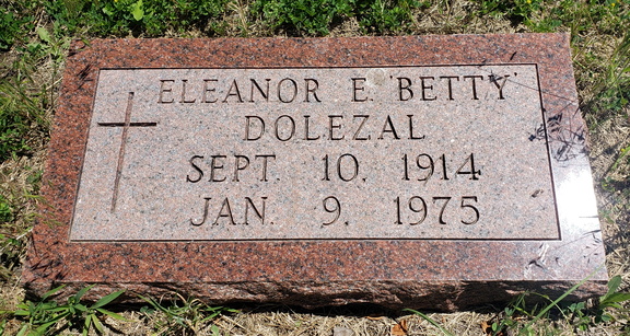 Dolezal, Eleanor E., "Betty"
