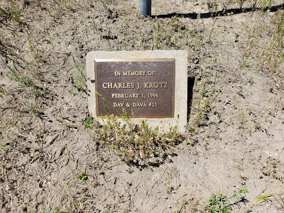 Krotz, Charles J. (flag pole memorial)