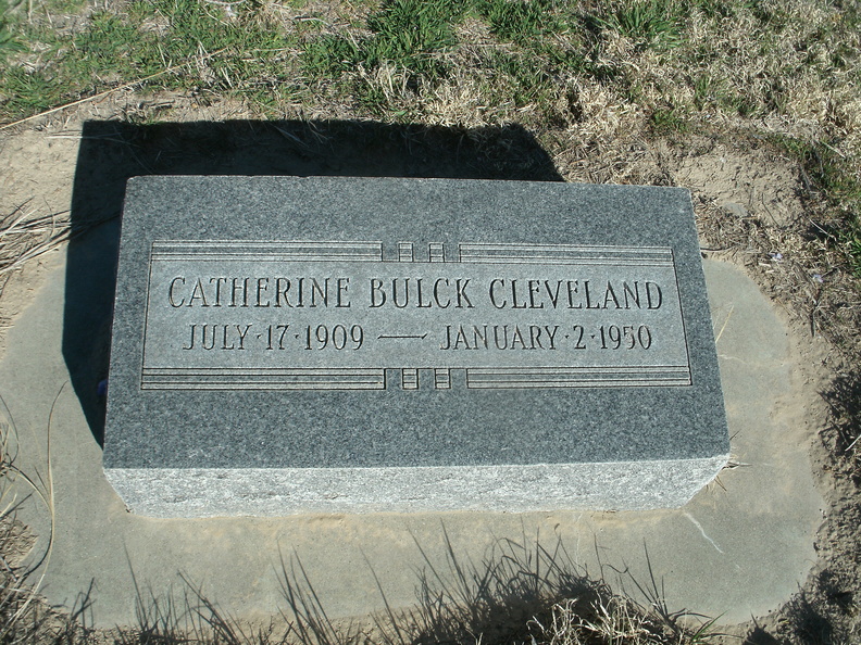 Cleveland, Catherine (Bulck)