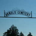Arnold Cemetery entrance gate