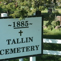 Tallin Cemetery sign