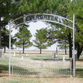Evergreen Cemetery entrance gate