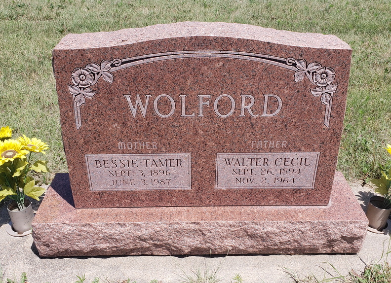 Wolford, Walter Cecil & Bessie Tamer