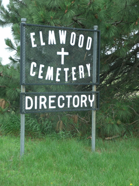 Elmwood Cemetery sign