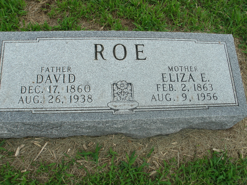 Roe, David & Eliza E.