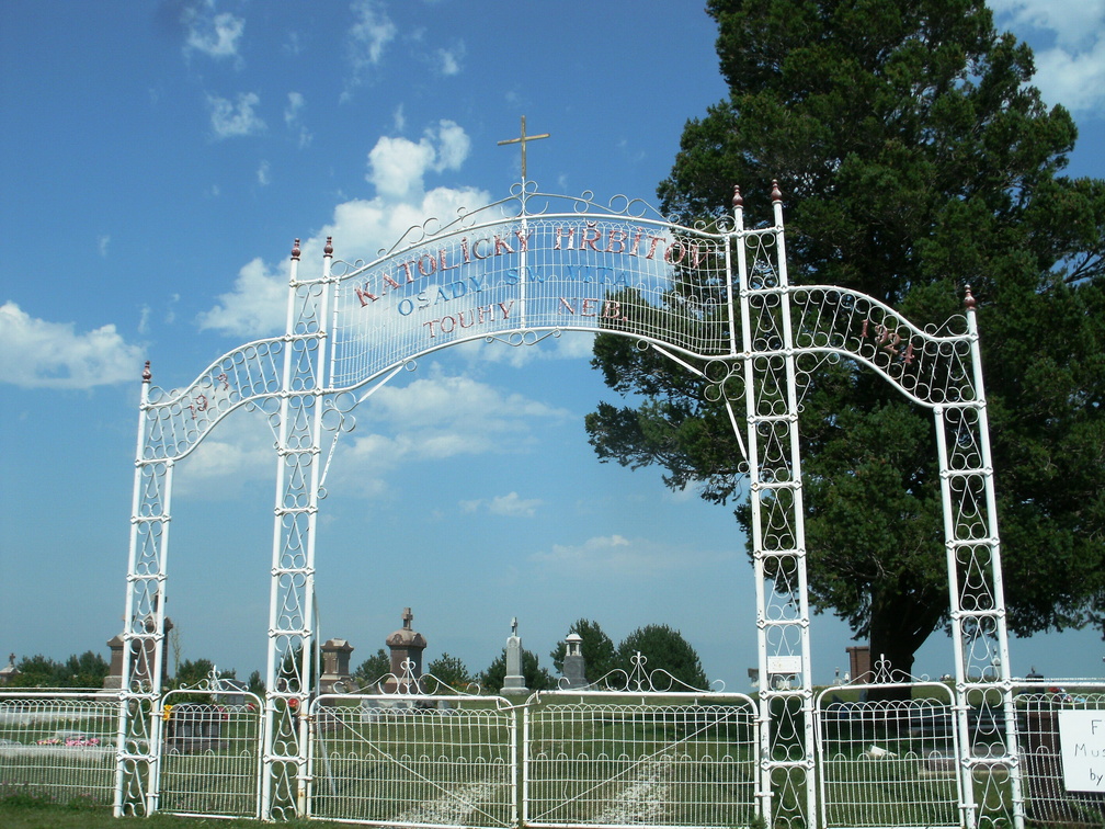 St. Vitus Catholic Cemetery entrance gate