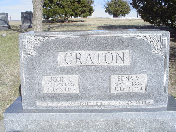Craton, John E. & Edna V.