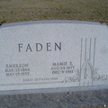 Faden, Emerson & Mamie E.