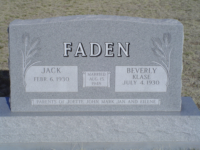 Faden, Jack & Beverly (Klase)
