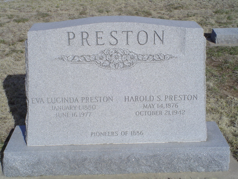 Preston, Eva Lucinda & Harold S.