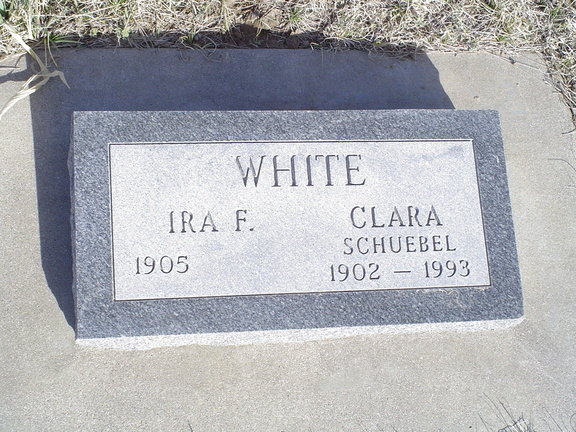 White, Ira F. & Clara (Schuebel)