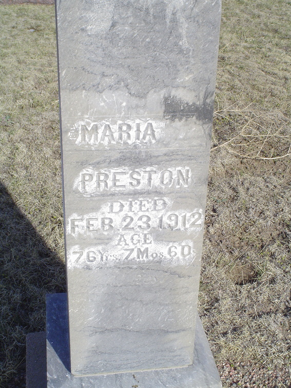 Preston, Maria