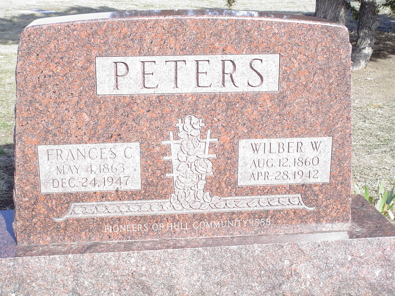 Peters, Frances C. & Wilber W.
