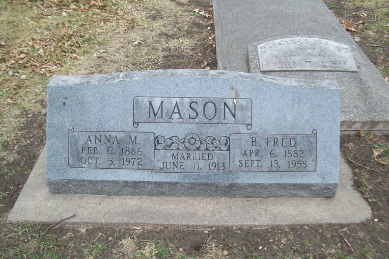 Mason, B. Fred &amp; Anna M