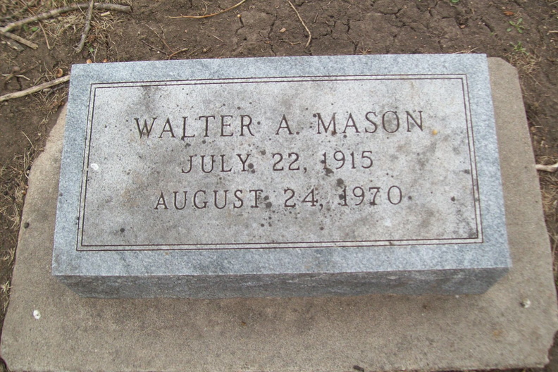 Mason, Walter A