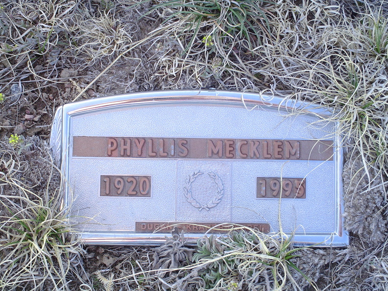 Mecklem, Phyllis