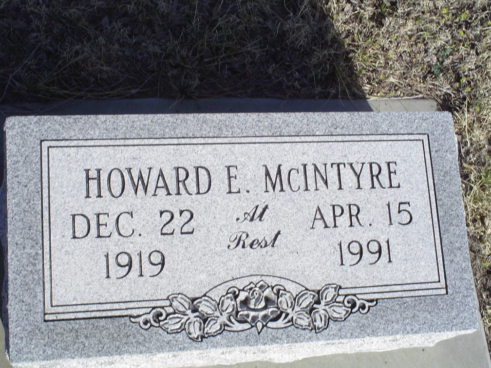 McIntyre, Howard E.
