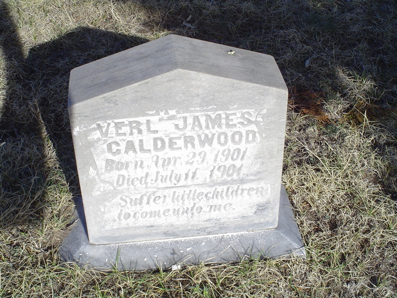Calderwood, Verl James