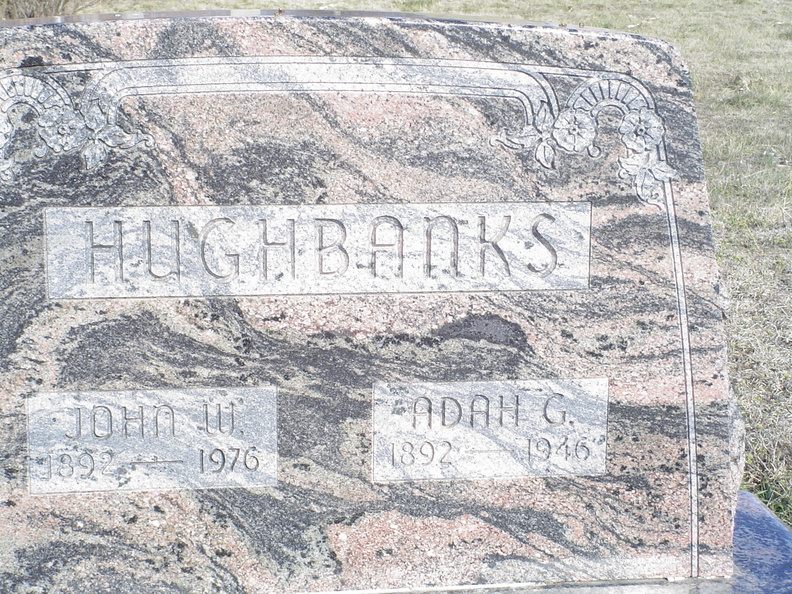 Hughbanks, John W. & Adah G. (front)