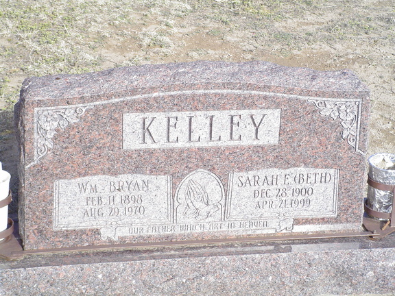 Kelley, William Bryan & Sarah Elizabeth "Beth"