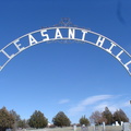 Pleasant Hill Cemetery entrance gate