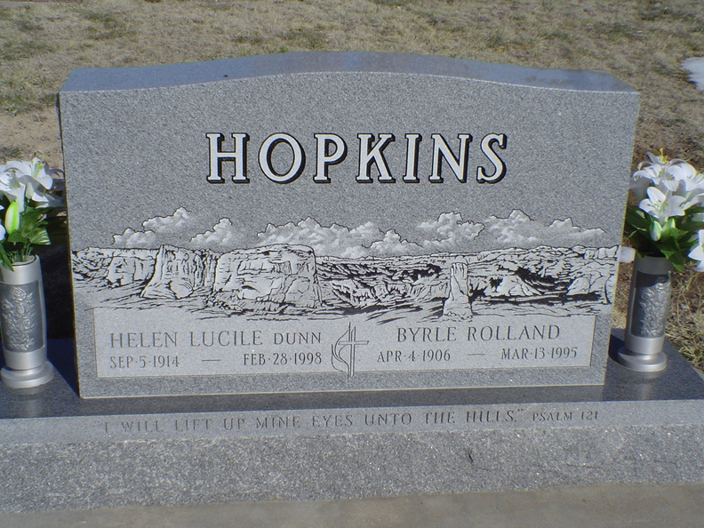 Hopkins, Helen Lucile (Dunn) & Byrle Rolland