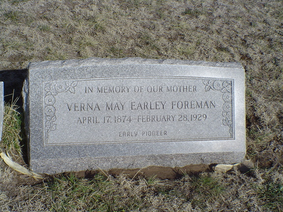 Foreman, Verna May (Earley)