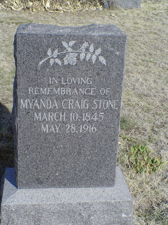 Stone, Myanda (Craig)
