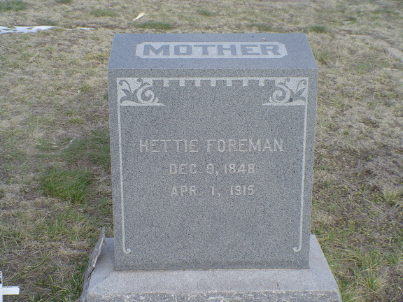 Foreman, Hettie