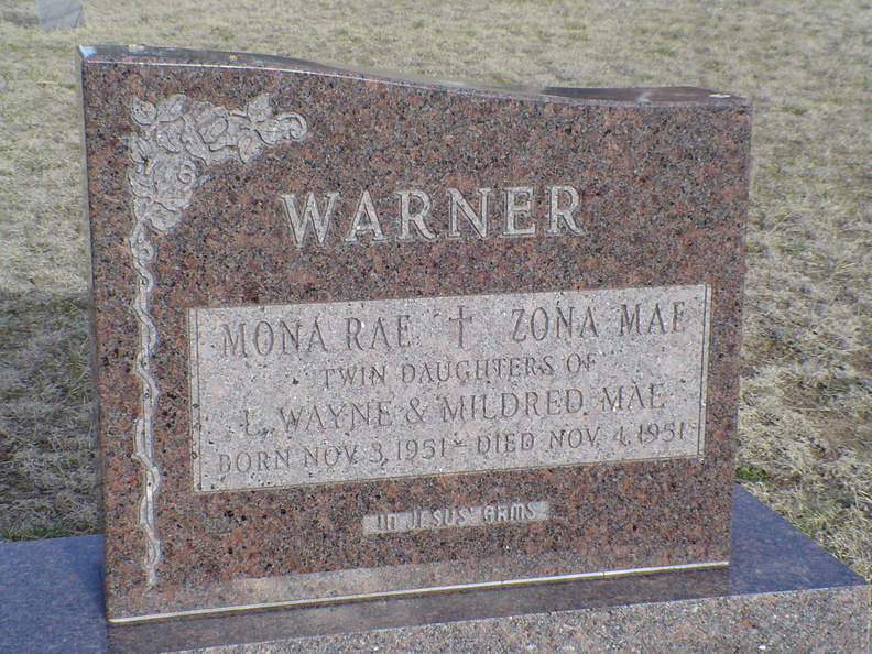 Warner, Mona Rae & Zona Mae