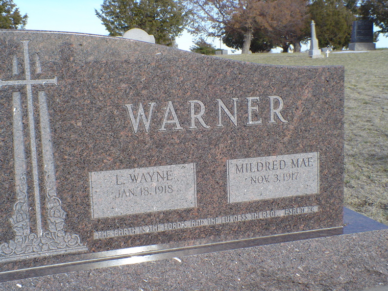 Warner, L. Wayne & Mildred Mae